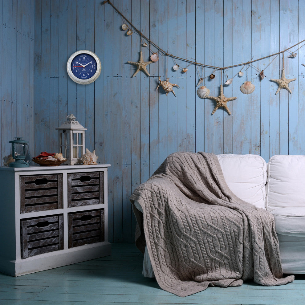 Tide Wall Clock, Blue