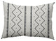 Mudcloth Decorative Throw Pillow, Pepper, 14"x20"