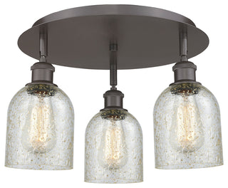 Innovations Caledonia 3 16.75" Flush Mount Oil Rubbed Bronze