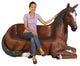 Saddle Up Horse Bench