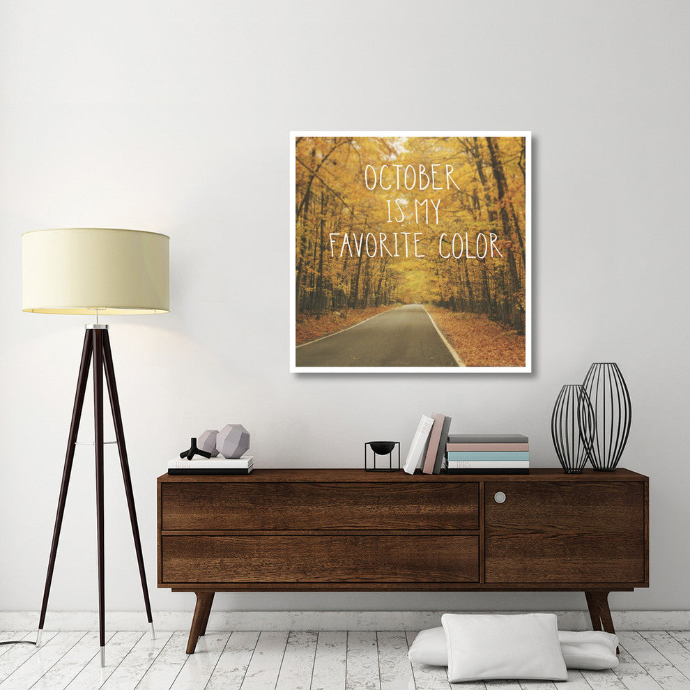 "October Color II" Digital Paper Print by Laura Marshall, 42"x42"