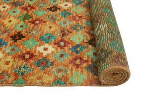 Balochi Perceval Orange/Ivory Rug, 3'0 x 4'10