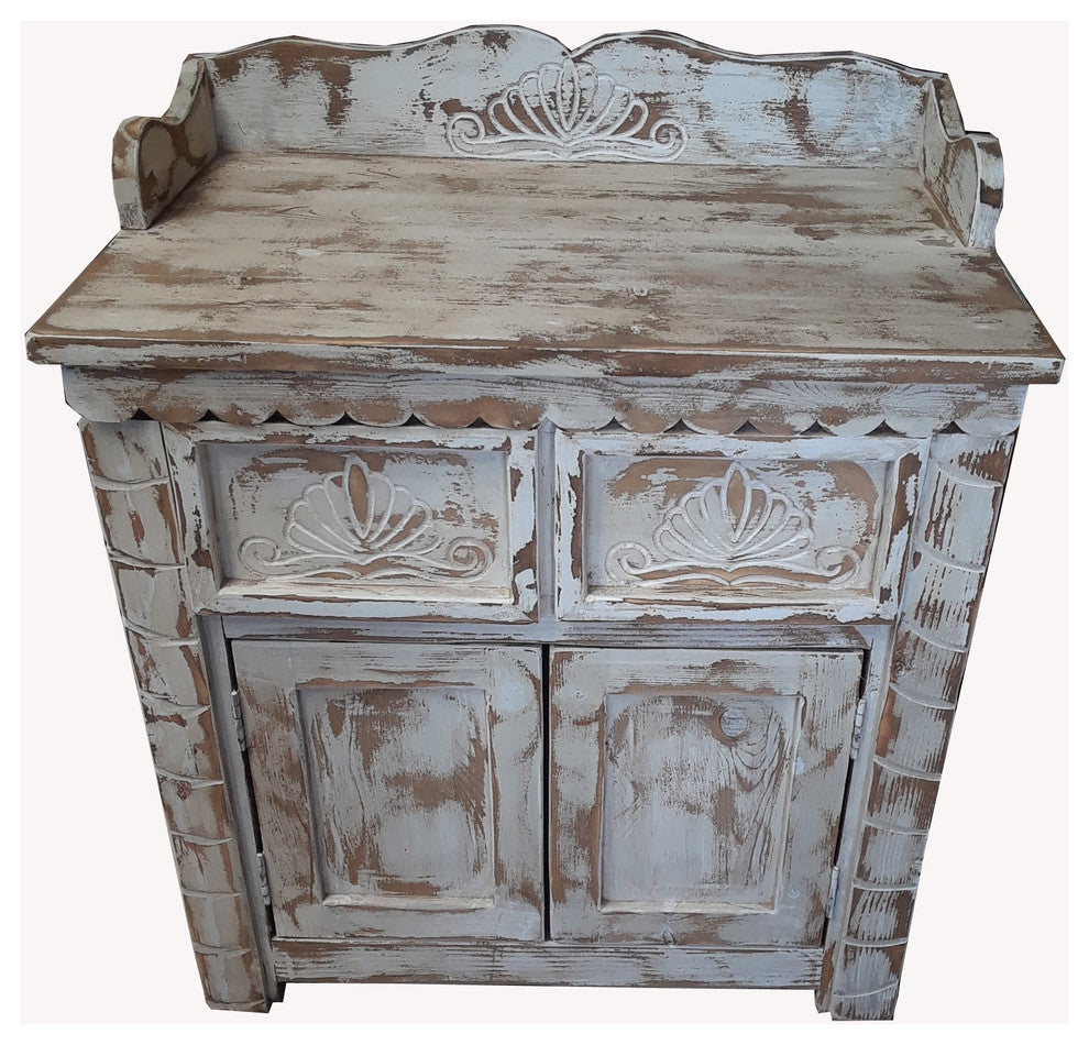 Milton Rustic Reclaimed wood Bathroom Vanity, 36"x22"x36"