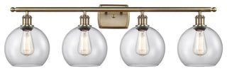 Innovations 516-4W-AB-G122-LED 4 Light Bath Vanity Light, Antique Brass