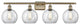 Innovations 516-4W-AB-G122-LED 4 Light Bath Vanity Light, Antique Brass