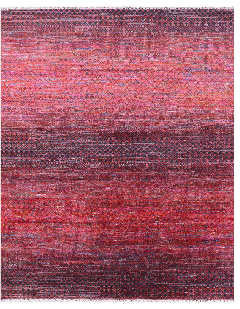 Savannah Grass Hand-Knotted Wool & Silk Rug 8' 1" X 9' 11" - Q15970