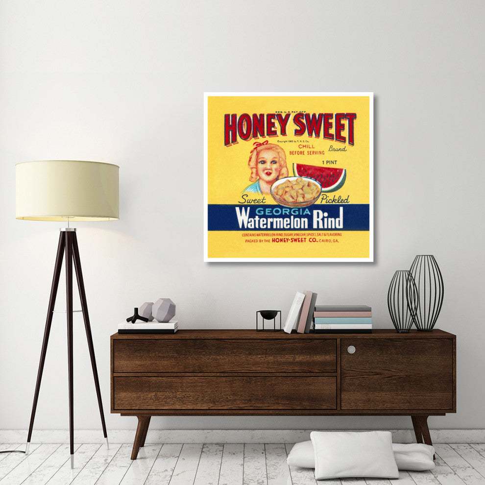 "Honey Sweet" Digital Paper Print by Retrolabel, 42"x42"