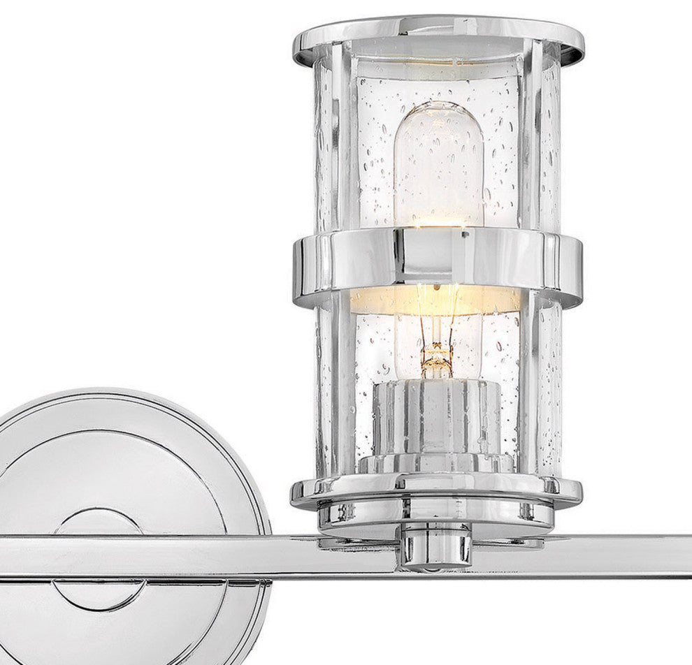Hinkley Noah Four Light Vanity, Chrome
