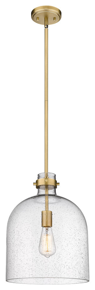 Zlite 817-12RB 1-Light Pendant, Clear Seedy