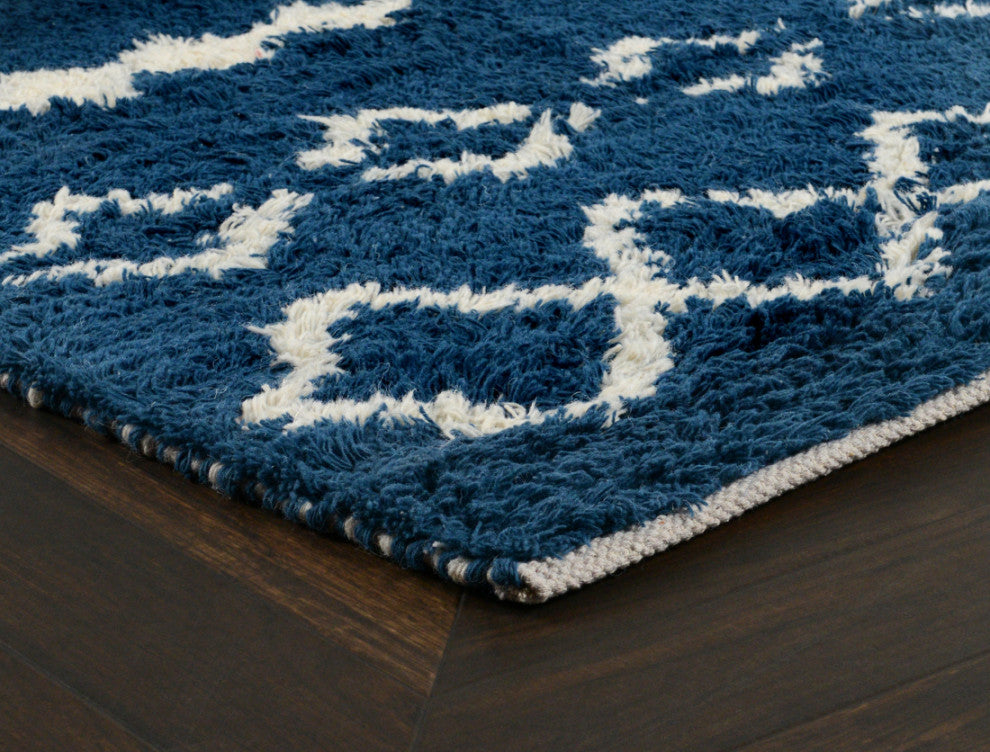 Classic Home Granada Shag Prussian Blue 8x10 Rug