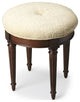 Classic Cherry Brown Vanity Stool