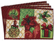 Christmas Tapestry Festive Holiday Tidings Placemats, Set of 4