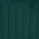 Helaine Glam and Luxe Green Fabric Upholstered and Gold Metal Bench Ottoman