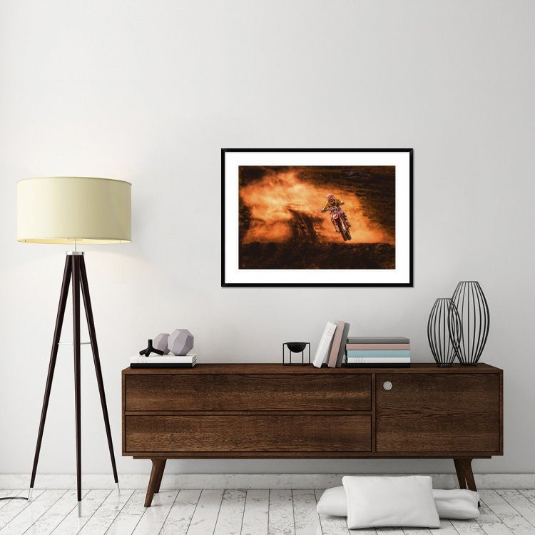 "Above" Framed Digital Print by Salkov Igor, 44x32"