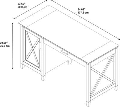Key West Computer Desk With Storage
