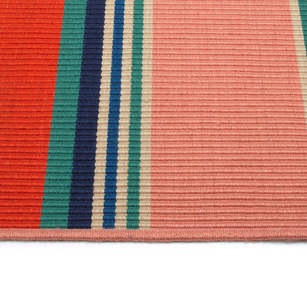 Voavah Salmon 4' x 6' Rectangle Area Rug