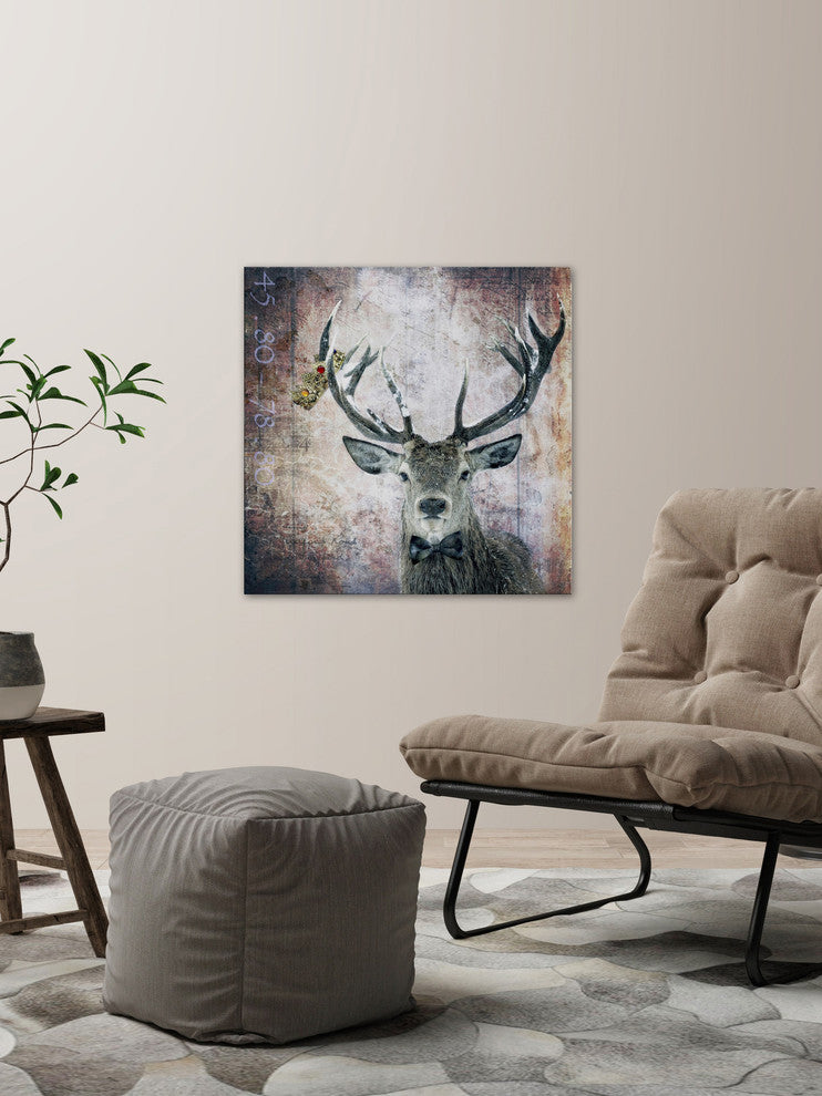 "Buck Prince" Art Print, 101x101 cm