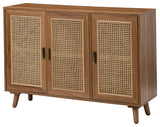 3-Door Accent Cabinet, Walnut