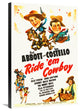 "Abbott & Costello - Ride Em Cowboy" Canvas by Hollywood Photo Archive, 20x30"