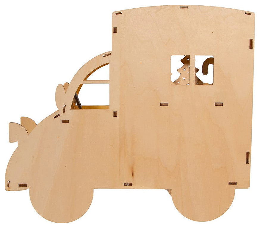 Kurt Adler 10" Battery-Operated Lit Merry Christmas Gingerbread Truck