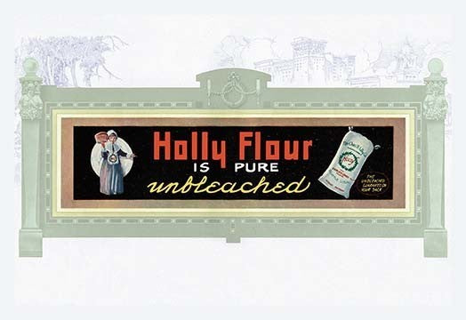 Holly Flour - Gallery Wrapped Canvas Art 28" x 42"