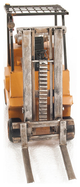 HANDMADE PROPANE FORKLIFT METAL Collectible Metal scale model Forklift