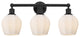 Innovations 616-3W-BK-G461-6 3 Light 23.75" Bath Vanity Light, Matte Black