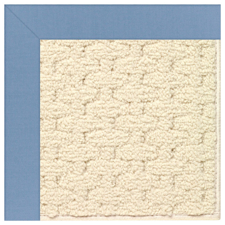 Capel Zoe-Sugar Mountain Medium Blue 2008_437 Machine Tufted Rugs - 7' X 9'