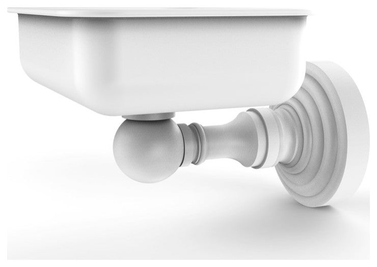 Waverly Place Wall-Mount Soap Dish, Matte White