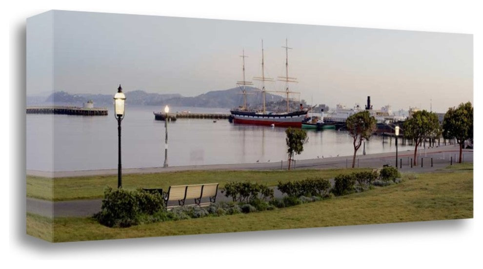 "Aquatic Park Pano - 125" By Alan Blaustein, Giclee Print on Gallery Wrap Canvas