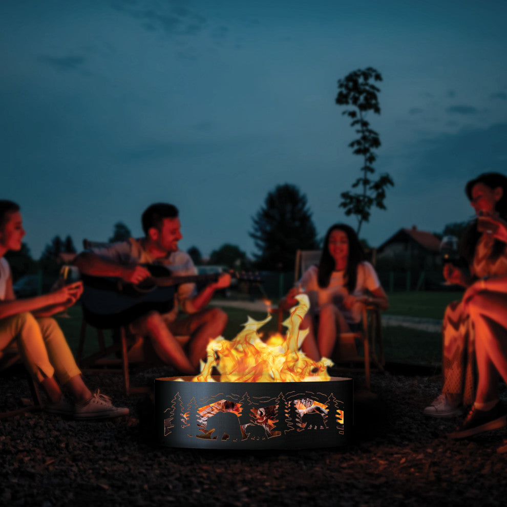 Bear N Cubs Fire Ring, 38"