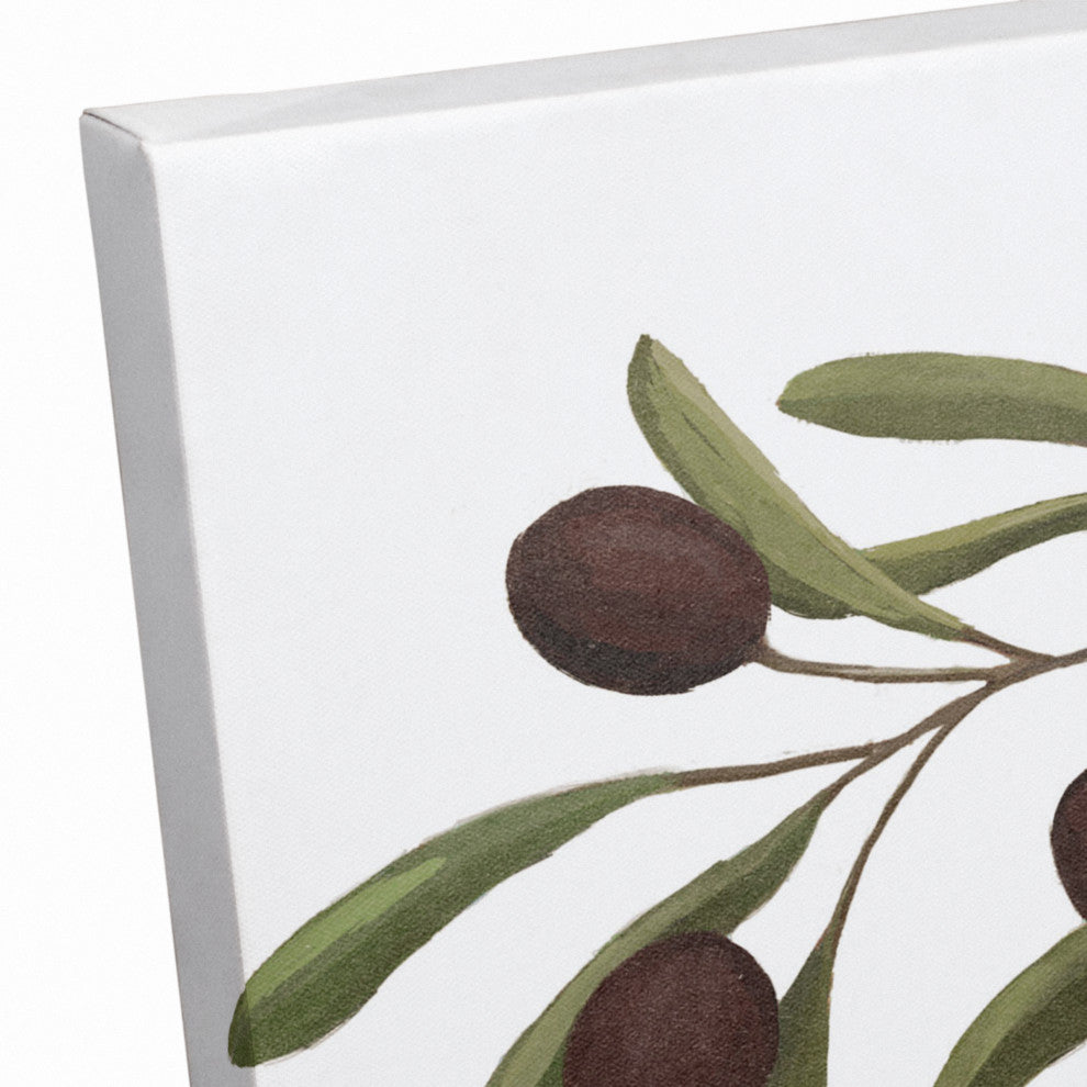 Olive Branch Neutral 4 16x20 Canvas Wall Art