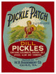 "Pickle Patch Dill Pickles" Digital Paper Print by Retrolabel, 19"x24"