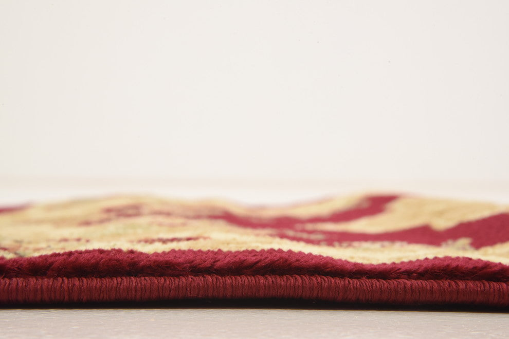 Unique Loom Red Henry Versailles 2' 2 x 3' 0 Area Rug