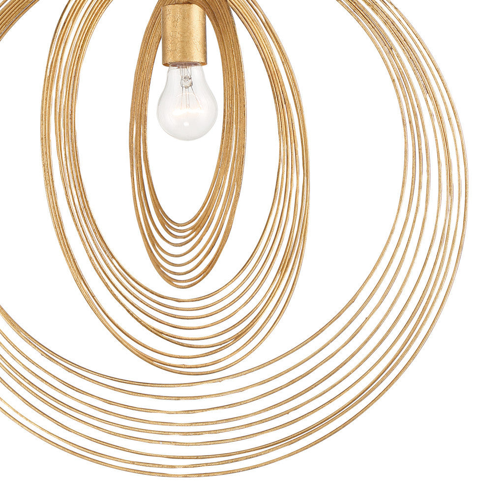 Doral 1 Light Renaissance Gold Pendant