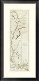 Course, The River Mississipi, From The Balise To Fort Chartres, 1775, 22"x46"