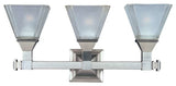 Maxim Lighting Brentwood 3-Light Bath Vanity Satin Nickel - 11078FTSN