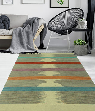 Winchester Kilim Clyve Grey Rug