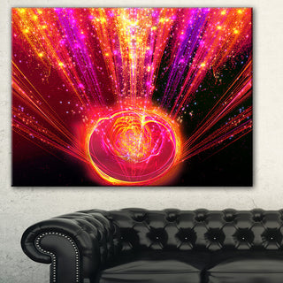 "Shining Radical Blast With Magic Ball" Digital Wall Art, 40"x30"
