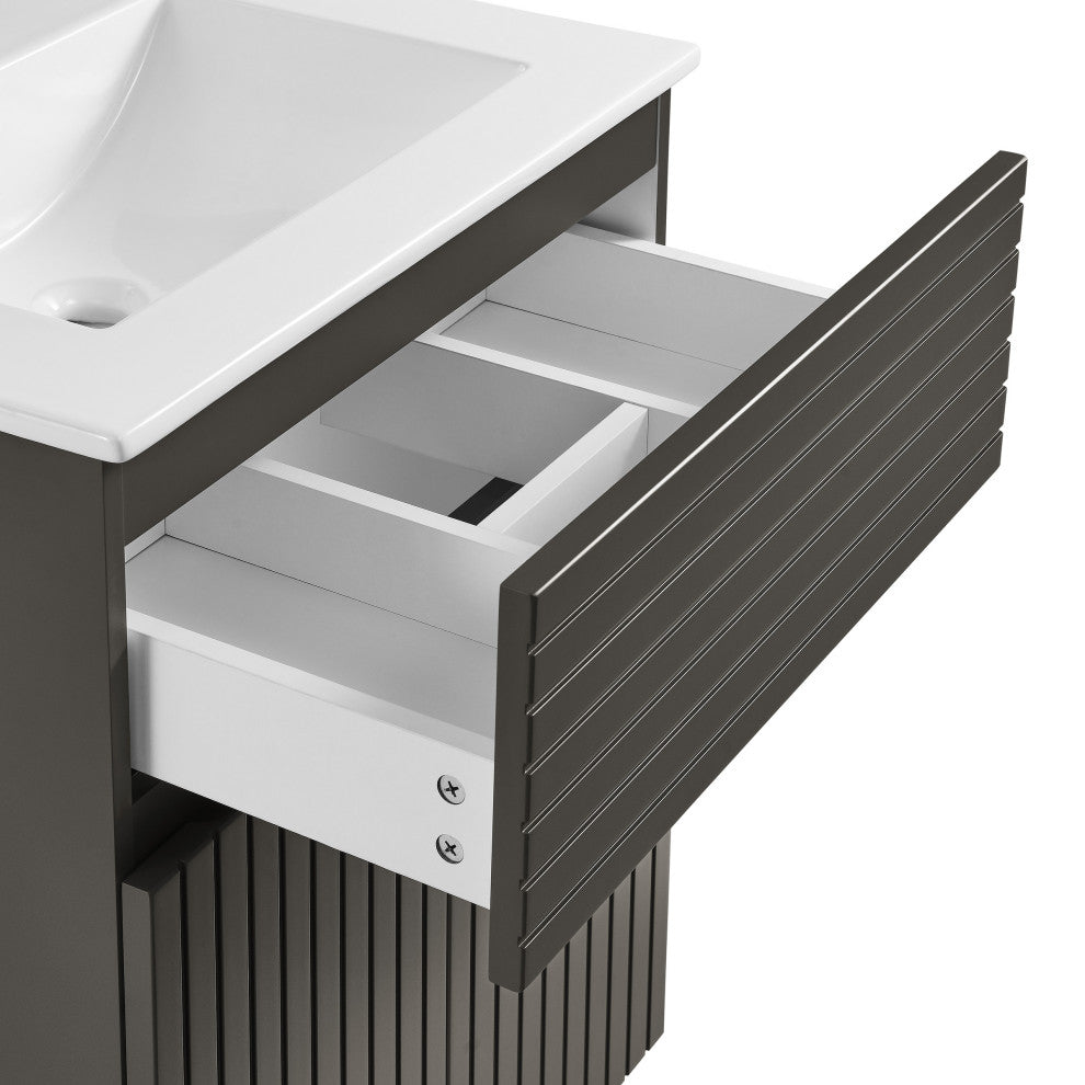 Bernay 24" Bathroom Vanity, Cedar Gray