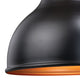Delano 11-in Outdoor Wall Light Oil Burnished Bronze and Light Gold