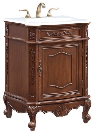 Beth 24" Single Bathroom Vanity Set, Coffee