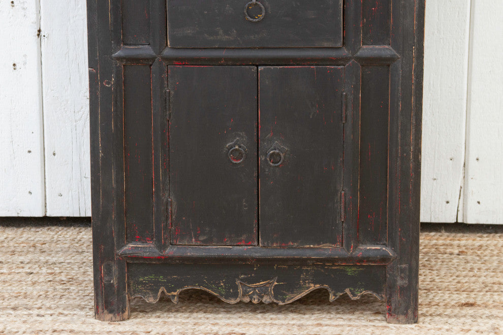 Midnight Black Chinese Cabinet