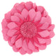 Mina Victory L0374 Throw Pillow, Pink, 14" x 14" Round