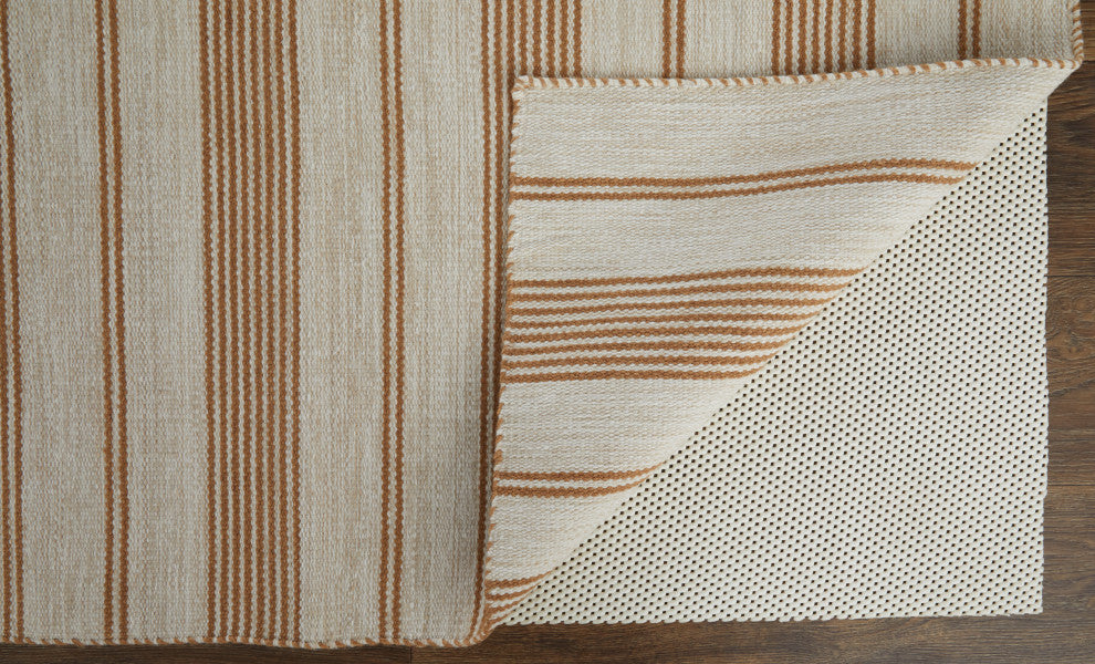 Weave & Wander Granberg Eco-Friendly PET Rug, Camel, 10' X 14'
