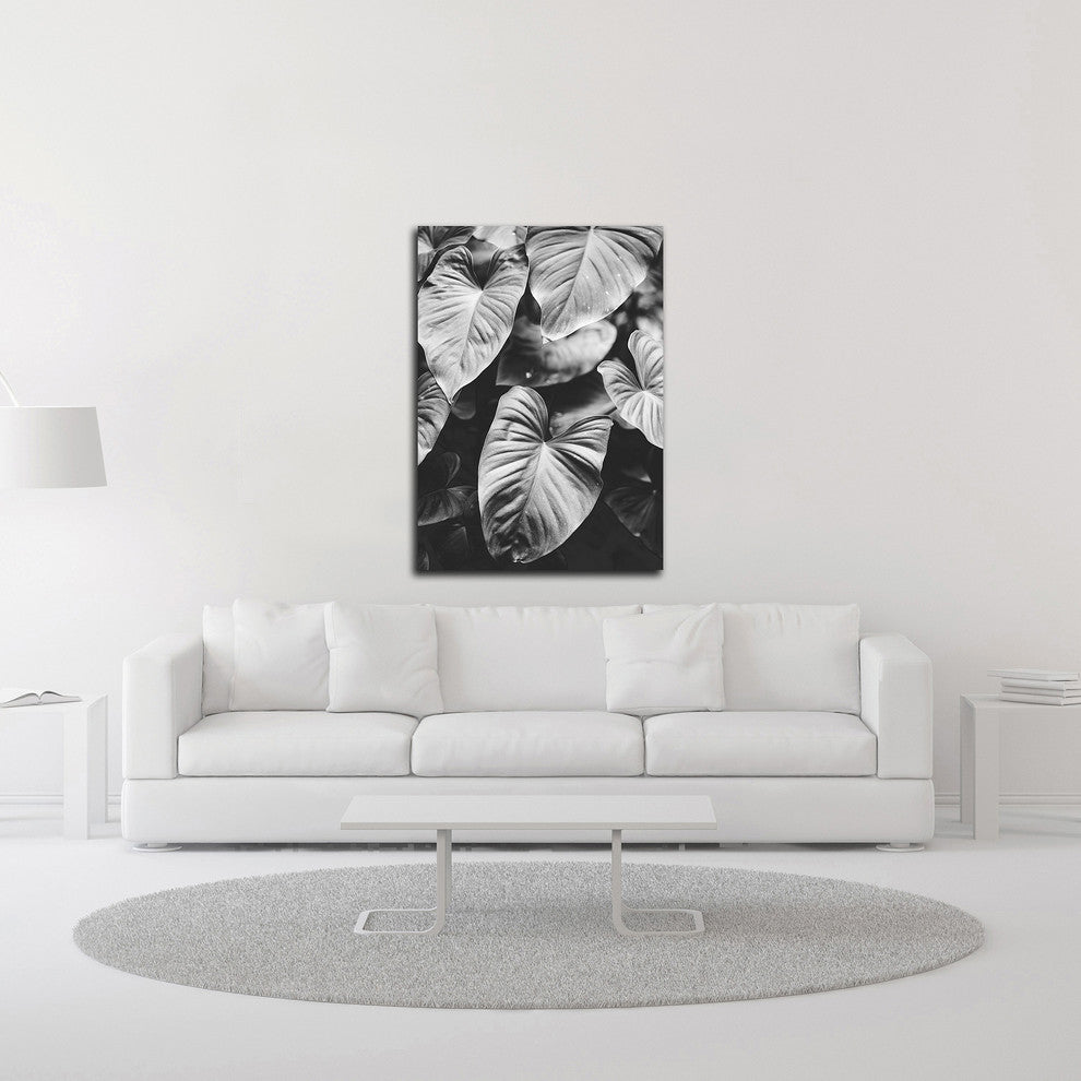 Leaves of Grey by Design Fabrikken, Print on Canvas, 25"x35"
