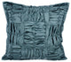 Throw Pillow Covers 26" x 26" Cushion Cover Blue Satin Solid Color - Dreamy Teal