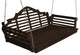 Cedar Marlboro Swingbed, Walnut Stain, 4 Foot