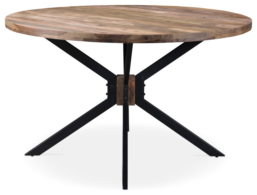 ROOT Sheesham Wood Round Dining Table