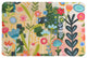 Laural Home Floral Party Green Memory Foam Rug